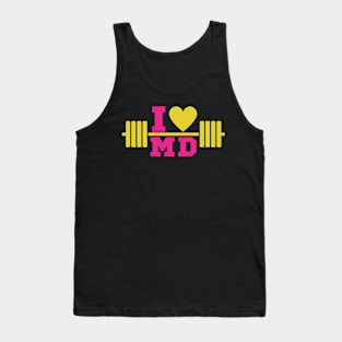 Gift I Love Mother's Day fitness T-Shirt Tank Top